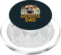 Black Mouth Cur Dog Dad Retro Vintage Mes Chiens sont Mon Cardio PopSockets PopGrip pour MagSafe