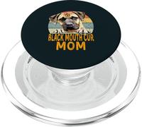 Black Mouth Cur Dog Mom Retro Vintage Mes Chiens sont Mon Cardio PopSockets PopGrip pour MagSafe