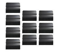(Black) Multi-function Squeegee Car Film Sticker Scraper Window Household Cleaning Tool
