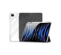 (Black, Multicolor) DUX DUCIS Unid Series For iPad Pro 13 (2024) Clear Tablet Case TPU+PC+PU Auto Wake / Sleep Cover wit