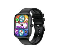 (Black, Multicolor) T22 2.06" AMOLED Screen Smart Watch with Bluetooth Calling, Encoder, Multi-Mode Sports - Blue