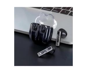 (Black, Multicolor) W27 Transparent TWS Bluetooth Earphone Noise Reduction Wireless Headset (CE Certified) - Blue