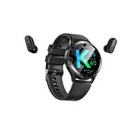 (Black, Multicolor) X10 2-in-1 1.39-inch Smart Watch with Earbuds, Flip Cover Version - Silver