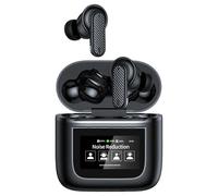 (Black, Multicolor) YW05 In-Ear Bluetooth Headset HiFi Sound ENC Wireless Earphone with Touch Screen Charging Bin - Gold