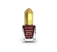 Black Musc El Nabil Parfum 5ml Oil (sans alcool, de haute qualité, oriental, arabe, oud, misk, musc, natural perfume, amber, adlerholz, essential, attar scent)