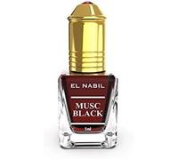 Black Musc El Nabil Parfum 5ml Oil (Sans Alcool, De Haute Qualité, Oriental, Arabe, Oud, Misk, Musc, Natural Perfume, Amber, Adlerholz, Essential, Attar Scent)