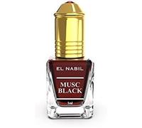 Black Musc El Nabil Parfum 5ml Oil (Sans Alcool, De Haute Qualité, Oriental, Arabe, Oud, Misk, Musc, Natural Perfume, Amber, Adlerholz, Essential, Attar Scent)