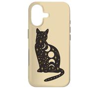 Black Mystical Cat Lover Astrology Celestial Theme Coque pour iPhone 17