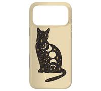 Black Mystical Cat Lover Astrology Celestial Theme Coque pour iPhone 17 Pro Max