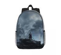 Black Myth : Wu Kong Sac à dos léger à imprime motif tendance 15 pouces Noir