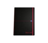 black n red 400047654 cahier à spirales a4 140 pages noir