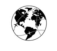 Black Nature Earth Wall Sticker Carte de la Terre Planète Vie Océan Décalcomanie de la Chambre Murale décorative