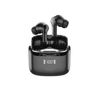 (Black)New Black Technology Wireless Headset Tws Long Battery Life Waterproof Sports Intelligent Noise Reduction Call Headset