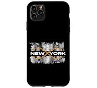 Black New York City Fashion Design, New York Illustration Coque pour iPhone 11 Pro Max