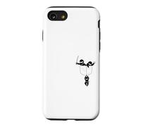 Black Ninja Fighter Warrior Japanese Karaté Arts Martiaux Coque pour iPhone SE (2020) / 7/8