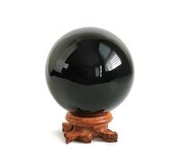 Black Obsidian Crystal Balls for Fengshui, Meditation, Crystal Healing, Divination, Home Decoration, Black Magic Crystal Sphere