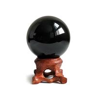 Black Obsidian Crystal Balls for Fengshui, Meditation, Crystal Healing, Divination, Home Decoration, Black Magic Crystal Sphere