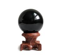 Black Obsidian Crystal Balls for Fengshui, Meditation, Crystal Healing, Divination, Home Decoration, Black Magic Crystal Sphere