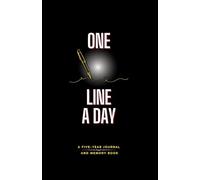Black Onyx One Line a Day: A Daily Journal to Capture Five Years of Gratitude, Memories and Reflection.