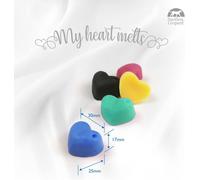 Black Opium Wax Melts: 16 Pcs X 5g Heart Shaped Wax Melts Scented Wax Melts Black Opium Inspired
