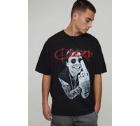 Black Oversized Ozzy Ozbourne License Printed T-Shirt homme - noir - S, noir