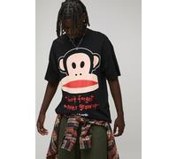 Black Oversized Paul Frank License Printed T-Shirt homme - noir - S, noir