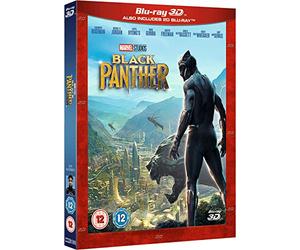 Black Panther 3D Limited Edition Steelbook / Import / Includes Region Free 2D Blu ray