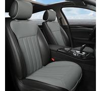 Black Panther Coussin Siege Voiture, Confortable Housse de Siège Avant,Quatre Saisons Universelles Antidérapant Housse Voiture Siege avec Dossier(2PCS-Gris)