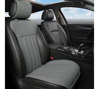 Black Panther Coussin Siege Voiture, Confortable Housse de Siège Avant,Quatre Saisons Universelles Antidérapant Housse Voiture Siege avec Dossier(1PC-Gris)