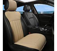 Black Panther Coussin Siege Voiture, Confortable Housse de Siège Avant,Quatre Saisons Universelles Antidérapant Housse Voiture Siege avec Dossier(1PC-Beige)