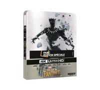 Black Panther - Exclusivité Fnac Boîtier Steelbook - 4k Ultra Hd + Blu-Ray