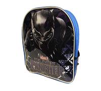 Black Panther Sac à dos avec poche latérale en maille pour enfant Motif Avengers 31 x 24,5 cm