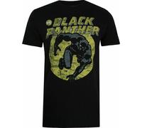 Black Panther - T-shirt pour homme TV19885 (L) (Noir)