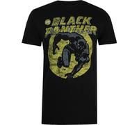Black Panther - T-shirt pour homme TV502 (S) (Noir/Jaune)