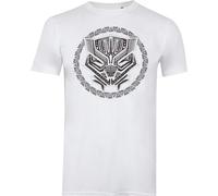 Black Panther - T-shirt pour homme TV638 (XXL) (Blanc/Noir)