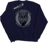 Black Panther - " Wakanda" Sweat-shirt pour femme BI2140 (M) (Bleu marine)