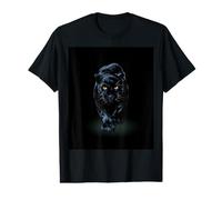 Black Panther Walking Toward Shadow - Cadeau pour Amoureux des Chats Sauvages T-Shirt Graphique avec Valeur