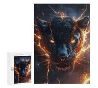 Black Panther with Electric Energy Puzzle 1000 Pièces Educa Jouet en Bois Cadeau Unique Décoration Intérieure Jeu Éducatif Challenge Toy Adultes Et Enfants À Partir De 14 Ans 300 PCS