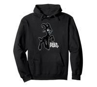 Black Phillip Goat, Dessin animé Effrayant - Witchcore Dark Humor Sweat à Capuche