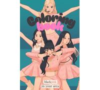 Black pink Coloring book: Beautiful & simple black and white illustrations
