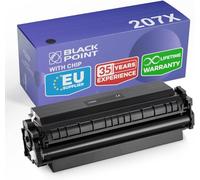 BLACK POINT Cartouche de Toner pour HP W2210X (HP 207X) avec Puce - Noir - pour HP Color Laserjet Pro: MFP M282nw MFP M283fdn MFP M283fdw M255dw M255nw - Certifié TÜV