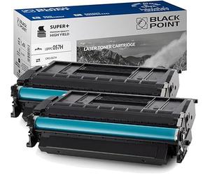 BLACK POINT Lot de 2 Cartouches de Toner pour HP CRG-057H avec Puce - Noir - pour Canon: i-SENSYS MF443dw i-SENSYS MF445dw i-SENSYS MF446x i-SENSYS MF449x i-SENSYS LBP223dw i-SENSYS LBP226dw LBP228x