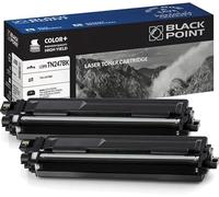 BLACK POINT Premium Lot de 2 Cartouches de Toner pour TN-247BK TN-243BK TN247 TN243 TN247BK Noir - pour Brother DCP-L3510CDW DCP-L3550CDW MFC-L3730CDN MFC-l3750CDW MFC-L3770CDW HL-L3210CW HL-L3270CDW
