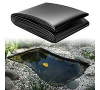 Black Pond Liner 0,12 mm - Membrane PEHD ultra résistante pour étangs à poissons et canards - Sous-couche flexible pour piscines à carpes koï extérieures - 2 x 7 m
