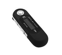 (Black)Portable USB MP3 Player 8GB Player HiFi Stereo Sound MP3 Music Player Beautiful USB MP3 Player Exquisite Workmanship Silver