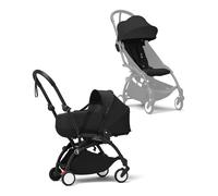black Poussette Stokke® YOYO³ avec nacelle nouveau-né