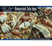 Warlord Games – Miniatures en plastique Unmarried Zulu Impi échelle 28 mm pour Black Powder