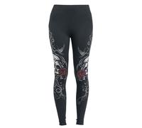 Black Premium by EMP Femme Leggings Noirs en matériau Doux M