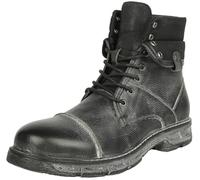 Black Premium by EMP Homme Bottes Noires d'aspect usé