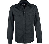 Black Premium by EMP Homme Chemise Basique Noire M